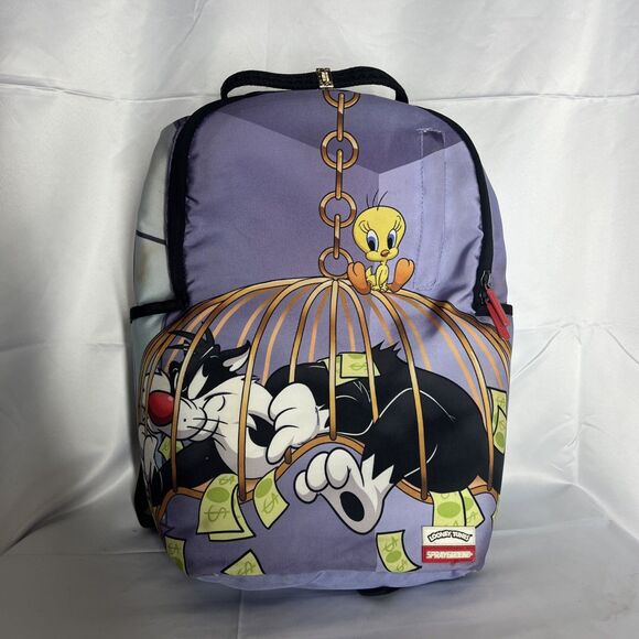 SPRAYGROUND TWEETY VS SYLVESTER (DLXR) - Looney Tunes Bag - Limited Edition - Picture 1 of 11